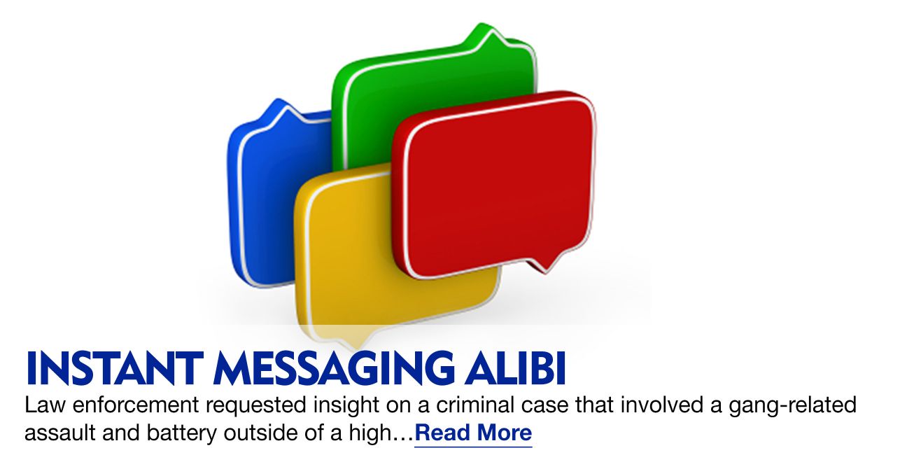 Instant Messaging Alibi